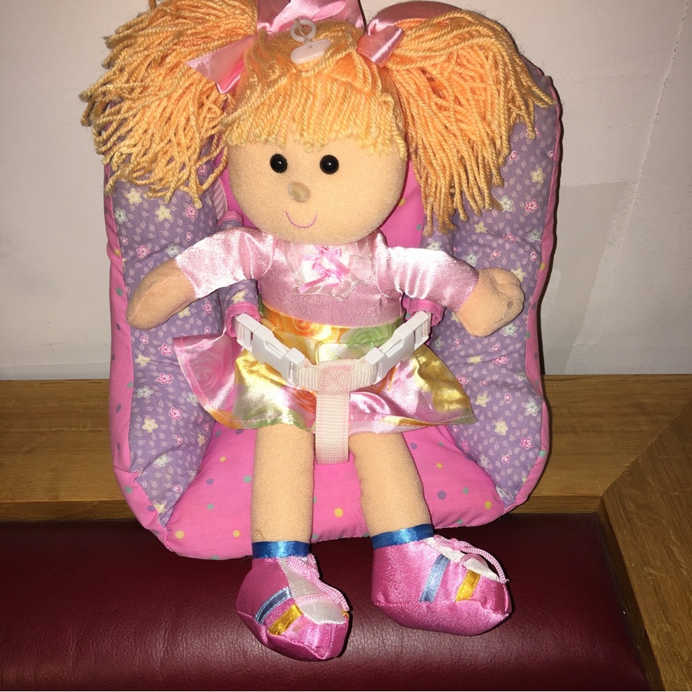 **HOST PICK**Doll carrier with doll plush soft toys stuffed 100% polyester fiber